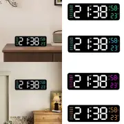 Digital Alarm Clock Electronic Dst Week Display for Bedside Office Classroom