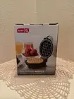 NEW DASH 4" Mini Waffle Maker for Hash Browns Keto Chaffles Non-Stick Aqua