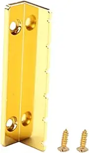 ULDIGI 1 Set Guitar Nut Pre-Slotted Nuts Replacement Electric Guitar Parts Guitar Adjustable Nut Guitar Bridge Nuts Nut Regulation Replacement Guitar Neck Plate Metal String Bridge Bass