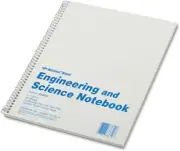 Engineering & Science Notebook, White, 11" X 8.5", 60 Sheets (33610)