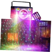 120 Patterns Disco Lights, Party Lights, Disco Ball Light, Stage Lights, Black