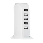 5 Port 4A Usb Desktop Charger Quick Charging Station