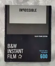 8 Black & White Photos For Polaroid 600 Black Frame Edition
