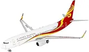 Pre-Built Model Aircraft 9CM 1/400 for Grand China Air B737-800/w B-5538 B-5539 Scale Model Airplane Replica Aviation Display Piece Miniature Airplane Model(B-5539)