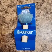 Vintage Plaid Spouncer Sponge Stencil 1 3/4" Stencil Decor Craft Supplies NIB