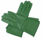 Men's Genuine Leather Medieval Renaissance Gauntlet Cosplay Gloves long arm cuff