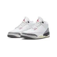 在飛比找PChome24h購物優惠-Air Jordan 3 White Cement Reim