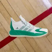 adidas SM Pro Boost Mid Basketball Shoes (For Men) Tea Green Size 13.5 (FX9217)