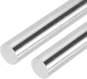 uxcell 2 Pcs Linear Motion Rods, 8mm(5/16") OD 330mm(1.1ft) Length Steel Motion Rod Shaft Guide, Linear Rail Rod Shaft for CNC, 3D Printer