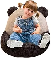 Kids Panda Stuffed Armchair,Panda Shape Sofa for Children | Animal Support Seat, Soft Children Stuffed Sofa for Girls Boys Children