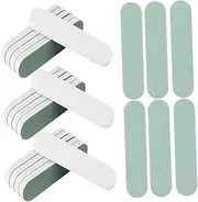 TEHAUX Nail File Strips 30Pcs Manicure Supplies Nail Buffing Blocks Grit Nail Strip for Silver Jewelry Nail Art