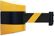 Queue Belt Barrier Retractable,Queue Line Dividers,Magnetic Wall Mount 5m/10m Retractable Rope Barrier for Playground Park Hotel Crowd Control (Color : 5m/16.4ft)