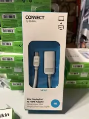 Connect By Belkin Mini DisplayPort to HDMI Adapter - Brand New