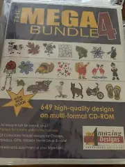 The Mega Bundle 4 Amazing Designs Multi-format CDs CD ROM Collection 649 Designs