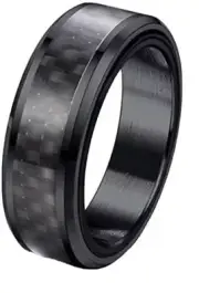 Stainless Steel Spinner Ring Size 10 Unisex Stress Relieving New 2578