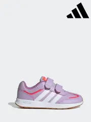 adidas Purple Tensaur Switch Hook and Loop Kids Trainers (AR8209) | $69