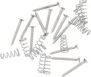 CATIEBYE 1 Set Electric Guitar Pickup Springs and Screws Springs Screws for Electric Guitar Accessories Lightweight Portable Durable Design for Musicians and Beginners