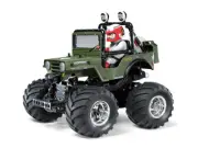 Tamiya 58242 Wild Willy Jeep 2WD RC Car STICK RADIO DEAL BUNDLE w/Bat&Charger