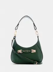 GUESS Green Mimina Mini Top Zip Crossbody Bag