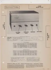 1946 SAMS CLARK AMPLIFIER PA-10 SCHEMATIC