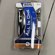 New WAHL All In One Rechargeable Groomer Trimmer Shaver Ear Nose 9865-2201 Seal