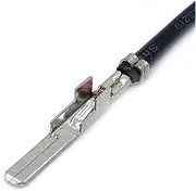 0.6MM Auto Pin Brass Wire Crimp Terminal Stamping Splice Car Harness Male Connector Contacts Metal Pin with 18AWG Cable (Color : Male, Size : 50 Pcs)