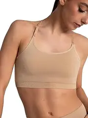 [Capezio] Women's Seamless Convertible Longline Bra