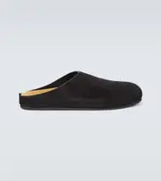 [The Row] The Row Hugo suede clogs AU 8 black