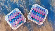 Colorful bling Custom Screwback Leather Craft Conchos: Geared 4 Life Conchos