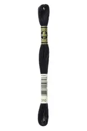 Dmc 6-Strand Embroidery Cotton 8.7yd-Black