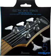 IEBS 5 Coated Nickel Wound Mikro Bass Guitar Strings (IEBS5CMK)