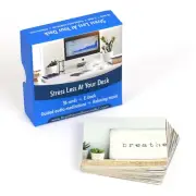 Stress Less at Your Desk | Flashcards for Anxiety | Teenage or Adult Gift