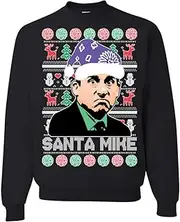 [On Coast] "Santa's Here! Michael Scott Ugly Christmas Sweater Sweatshirt – Your Ultimate Choice for Holiday Humor!
