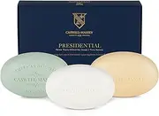 Caswell-Massey Men’s Bar Soap, Moisturizing Body Wash for Bath or Shower, Men’s Soap Bar for All Skin Types, Essential Oils & Plant-Based, Number Six, Almond, & Jockey Club, 3 (5.8 oz bar) Gift Set