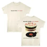 Rolling Stones - Let It Bleed 69 - Off-White 2-Sided Print Adult T-Shirt