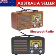 AM/FM/SW Radio Bluetooth Radio Classic Vintage Retro Style for Home Kitchen AU