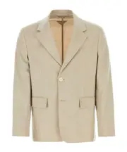 Prada Single Breasted Sleeved Blazer IT50,IT48 snow White