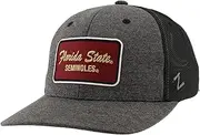 Zephyr ZHATS Standard NCAA Officially Licensed Trucker Hat Carson Patch Brick Black