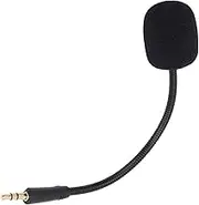 Replacement Game Mic, Gold Plated Plug Detachable Microphone with Sponge for Barracuda X Gaming Headset, 3.5mm Jack, Noise Cancelling