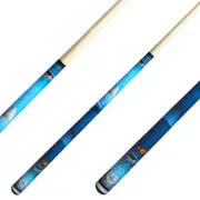 KIDS Wooden Pool Snooker Billiard Cue Stick Short 48" Rumpus Shark Fin Gift