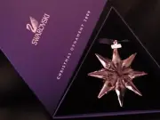 Swarovski 2009 Annual Christmas Ornament Crystal Snowflake Austria with Box