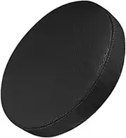 TOGEVAL Washable Bar Stool Cushion Covers Elastic Slipcovers for Round Stools PU Easy to Clean Elegant Seat Covers for Kitchen and Dining