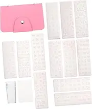 AUTSUPPL 1 Set of Nail Stamping Plates DIY Nail Art Template Stencils Manicure Supply