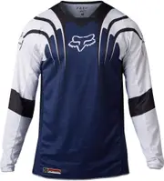 FOX 180 GOAT Strafer Motocross Jersey, blue, Size L for Men
