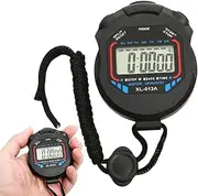Arrovarp Exercise Timer,Sports Stopwatch with Lanyard - Large Display Digital Pocket Watch with Alarm Function for Sports Coaches, Fitness Coaches, Referees