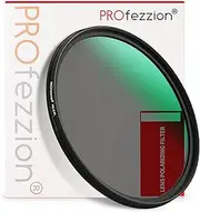 PROfezzion 58MM Circular Polarising Filter Multi-Coated HD 12-Layer CPL Filter for Canon EOS 2000D 1300D 1200D 850D 800D 750D 700D 650D 200D 250D with EF-S 18-55mm Kit Lens