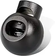 Single Hole Cord Lock Plastic Spring Toggle Stopper Cord Rope End for Drawstrings Paracord (10 PCS)