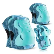 Knee Pads for Kids Roller-Skating - Adjustable Protective S(3-7 years) BLUE