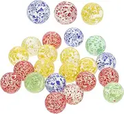 HONMEET Colored Glass Marbles Vintage Decorative Marbles for Fish Tank Tabletop Games and Vase Fillers for Party and Chinese Checkers