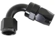 AF204-04DBLK - ALLOY 120 DEG HOSE END -4AN